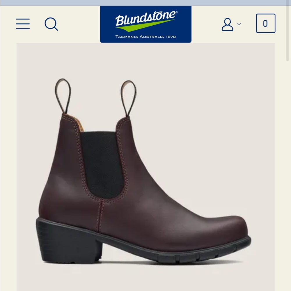 Heeled Blundstone Boots in Shiraz
